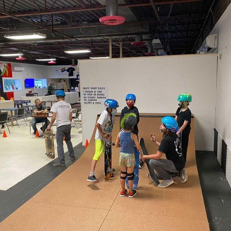 Help us fundraise for the NorthSkate Indoor Skate park so these kids can have a larger space to learn.